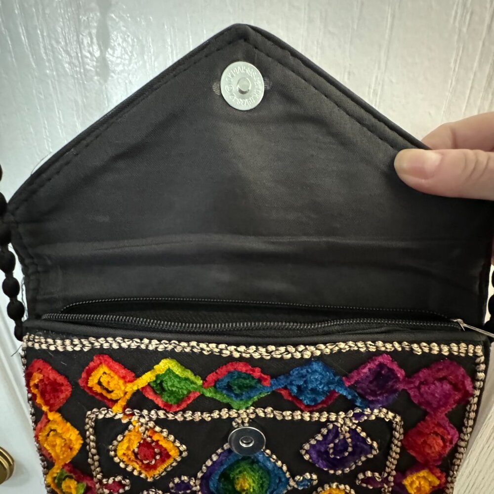 Rectangular Envelope Crossbody Purse Euc - image 4